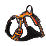 True Love No Pull Explosion Proof Dog Harness - Orange, S ZAP-TLH56512-7