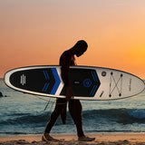 Inflatable vertical paddle set for water sports and surfing-including air pump, paddle, rope, V1102-HYJB001