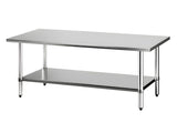 Cefito 1524x762mm Stainless Steel Kitchen Bench 430 SSKB-430S-60-30