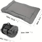 High-Quality Pet Portable Moisture-Proof Mattress, 120x80cm Large Size, Foldable for Storage, V1232-GGLYC007