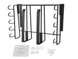 Under Cabinet Hanging Shelf Stainless Steel Under Shelf Storage Rack with Multiple Hooks for Cutting V1294-YM0901-3118240222512