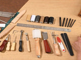 Leather Working Tools Kit, 59 PCS Leather Craft Tools with Portable Canvas Storage Bag, Engraving V952-PGGJTZFBGJB6K60DTV0