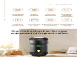White 3-in-1 Portable Electric Espresso Maker - Rechargeable Travel Coffee Machine for Capsules & V888-ELOSUNG23964
