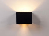 Wall light - cube lamp - Outdoor lamp - for indoor and outdoor use - black - industrial - LED lamp V1188-MS-313-0070