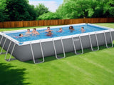 Bestway Swimming Pool 640x274x132cm Steel Frame Above Ground Pools Filter Pump Ladder 19281L BW-POOL-SQ-640-5612
