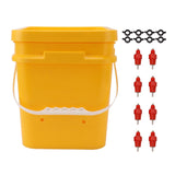 Automatic Chicken Waterer Cup with 12L Handheld Barrel Poultry Drinking Equipemnt for Goose Duck V1294-YM0706-3111230182716