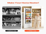 8-Tier Over the Door Pantry Organizer Hanging Storage Rack Adjustable V952-MGCCJ8CHS000V0LYTV0