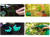 11 Piece Gardening Tool Set with Apron and Storage Tote - Hand Trowel, Transplanter, Fork, Rake, V888-ELOSUNG57356