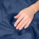 Pure Silk Pillow Case by Royal Comfort-Navy ABM-204837