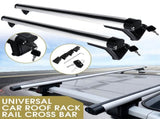 135CM Universal Adjustable Aluminum Alloy Car Roof Rack Cross Bars Carrier Lock V610-CYC-CROBAR-135