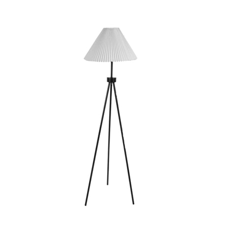 EMITTO Modern Tripod Floor Lamp Linen White LI0362-WH