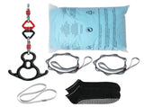 Aerial Silk & Yoga Swing, 10 m Length, Aerial Yoga Hammock Kit with 100gsm Nylon Fabric, Full V952-DCK10X28MQLSMTBOTV0