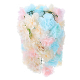Silk Flower Wall Panel Multi Artificial Roses for Stylish Space V1366-AZ2-W-22206