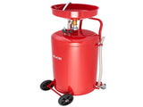 95L Waste Oil Drain Tank, Air Operated Portable Oil Drainer with Adjustable Funnel Height, V952-QDLSPYPJS25G11TPZ001V0