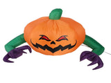 Inflatable Cute Pumpkin Ghost Blow Up Yard Outdoor Decoration Indoor Party Garden Lawn Decor Purple V1294-YM0901-3115240070912