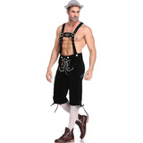 Men's Lederhosen - Genuine Leather, Authentic German Lederhosen for Men, Oktoberfest Outfit V1237-ZY-203-3408