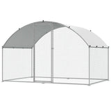 VEVOR Chicken Coop, 9.8x6.5x6.5ft Walk-in Large Metal Chicken Run for Yard with Waterproof Cover, V952-BRSJP2X3X2MYGZ1GPV0