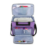 Oxford Cloth Sewing Machine Bag, Portable Carry Case with Shoulder Strap, Multi-Functional Storage V1232-FRSNB-001
