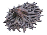 Eagle Head Tree Decor Lifelike Resin Tree Root Eagle Head Pendant Hanging Decoration for Garden V1294-YM0901-3111240170211