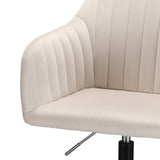 Artiss Office Chair Velvet Seat Cream OCHAIR-H-DL22-CR