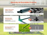 Crop 1.8 x 0.91 x 1.5 m Plant Protection Tent with Zippered Door, Wind-Resistant Tall Crop V952-ZZBHZ1PCS733WG3BH001V0