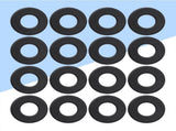 SWETRACE Foosball Tables Equipment 16Pcs 0.66In Black PVC Foosball Table Parts V1189-LWWAL-20260327-03373