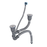 Kitchen Sink Double Hose Drain Kit Quick Draining Expandable Multiple Deodorants Universal Drain Kit V1294-YM0523-3112220028111
