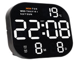 Digital Clock Large Screen LED USB 5V Remote Multifunctional Temperature Month Display Luminous V1294-YM0901-3115230114511
