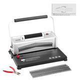 Coil Spiral Binding Machine, Manual Book Maker with Electric Binding, 46-Holes Binding 500 Sheets V952-ZDJ20XQSSDDKSX71ZV3