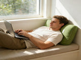 Buckwheat Pillow with Adjustable Height - Neck Support Pillow for Side and Back Sleepers - Natural V1366-AZ2-W-11971