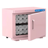Pink 23L Hot Towel Warmer Cabinet with UV Sterilizer for Salon and Home Use V178-59262