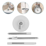 Rotary Mop with Microfiber Cleaning Pads for Hardwood, Tile, and Laminate Floors - White V1370-AZ4-20155