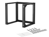 12U Wall Mount Server Rack, 68.04 kg Max Load Capacity, Open Frame Network Rack with 180 Degrees V952-BGSJJ12U18YC9I110001V0