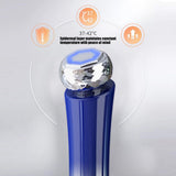 Mode Cooling and Warming Massage Tool with Silents Motor for Sensitives Skin and Tired Eye Relief V1107-110-32773-BLU-15CM
