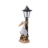 Darzheoy Pelican Garden Statue with Solar Lantern Pelican Solar Light for Outside Decor Sculptures & V1189-WXFWAL-20260326-02373