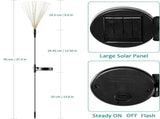 Outdoor Solar Lights Firework, 2 Pack 120 LEDs Waterproof Solar Lights for Outside Garden Yard V1192-AZ-W-11732