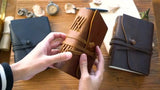 Vintage Leather Journal Notebook Handmade Sketchbook for Men Women Writers Artists Gift, 18x13x5cm V1237-ZY-924-360