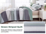 Ethereal Quilted Bedspread and Pillowcases Set A Dreamy Addition to Your Home - Queen size V745-MAC080208Q13U