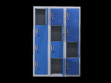 12-Door Locker for Office Gym Shed School Home Storage - Padlock-operated V63-838981