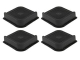 4PCS Bed Risers ABS L Shape Anti Slip Chair Leg Extra Lifts Furniture Riser Stand Blocks for Desk V1294-YM0901-3114230084911