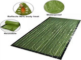 Emergency Shelter Kit with Survival Tent Mylar Blanket Sleeping Bag and Poncho for Camping and V1237-MS-912-058