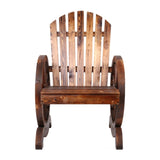 Gardeon Wooden Wagon Chair Outdoor ODF-WAGON-SINGLE-CC