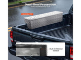 Truck Bed Tool Box, Heavy Duty Aluminum Tool Box with Tread Patterns, Storage Toolbox Chest V952-CZGJX48INCHYG7NXK001V0
