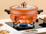 Medical Stone Soup Pot Large Capacity Excellent Sealing Saucepan Anti Scald Silicone Cover Multi V1294-YM0703-3118230059311