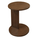 Brentwood Round Solid Timber Lamp Table V199-LT040BWWN