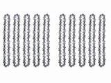 10Pcs Mini Chainsaw Chain 6 Inch Chainsaw Chain Guide Saw Chain Replacement Portable Saw Chain V1369-AZ3-W-12704