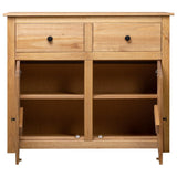 Sideboard 93x40x80 Cm Solid Pinewood 43_282697