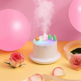 Cute Mini Humidifier with Colorful Lights, Small Cool Mist Humidifier for Bedroom V1263-JX-3739