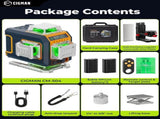 CIGMAN 16 Lines Green Laser Level 4360&deg Self Leveling, Side LCD, CMS04 V413-CM-S04