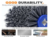 Nylon Abrasive Wire Drum Polishing Wheel Portable Belt Sander and Angle Grinder, Rotary Brush V1341-ZY-MJAL6ZDC-M14A